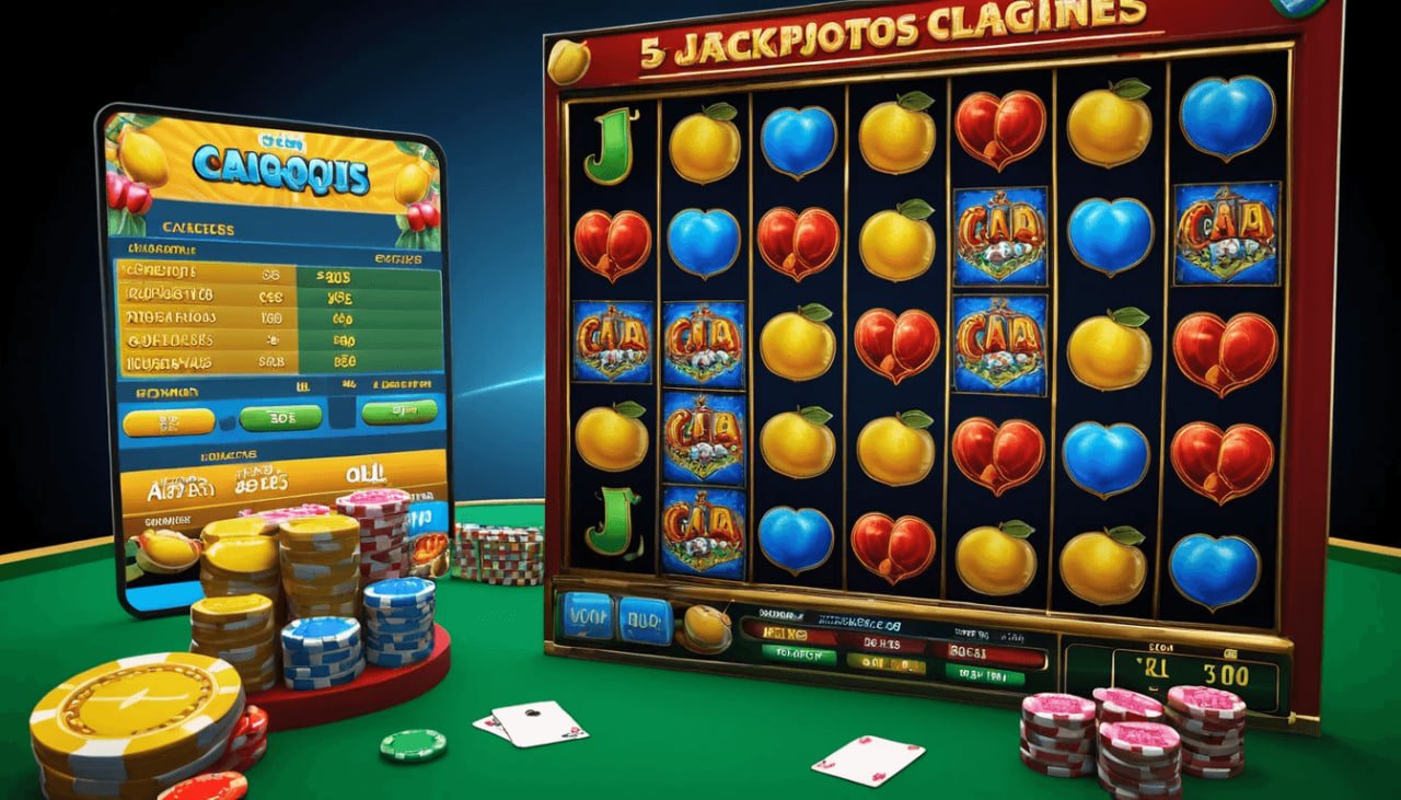 Online Slot ဂိမ်း Reel Spin မြင်ကွင်းနှင့် Jackpot ရရှိသောအခိုက်